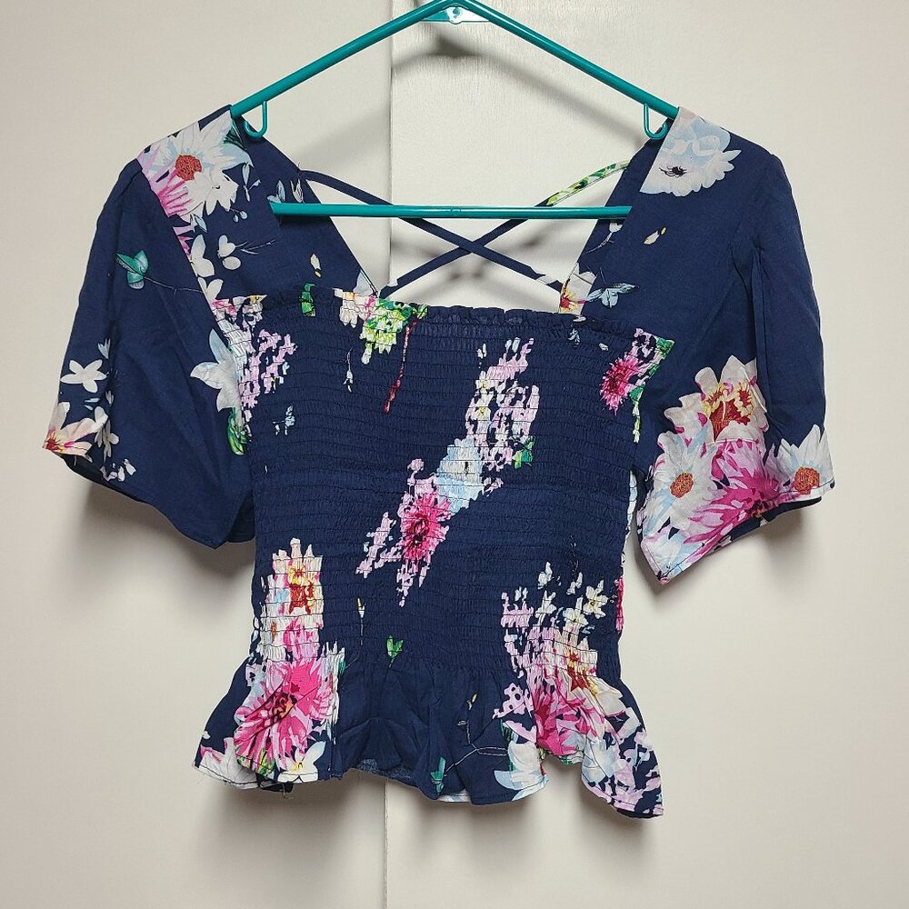 Crop top floral